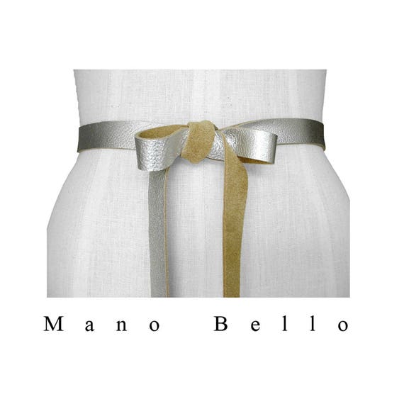 Leather ribbon belt, Silver Leather Bow Belt, Soft Leather Tie On Belt, Wedding Dress Belt, Bridesmaid Belts, Skinny Leather Belt Baby Bump Leather ribbon belt, Silver Leather Bow Belt, Soft Leather Tie On Belt, Wedding Dress Belt, Bridesmaid Belts, Skinny Leather Belt Baby Bump