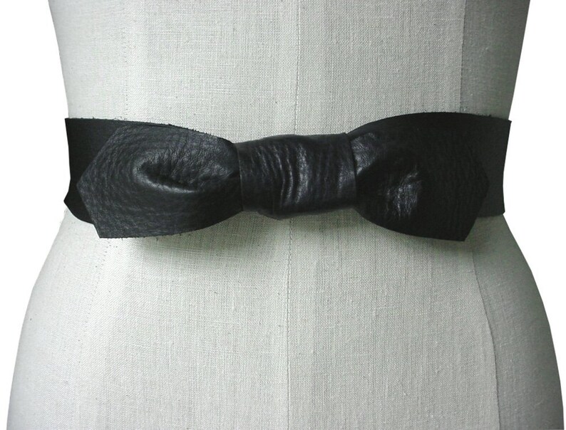 White leather belt Soft leather 1 1/2 Tie belt Raw edge Seamless Cowhide Strap Belt Sash Women Light coat belt Basic Collection image 10