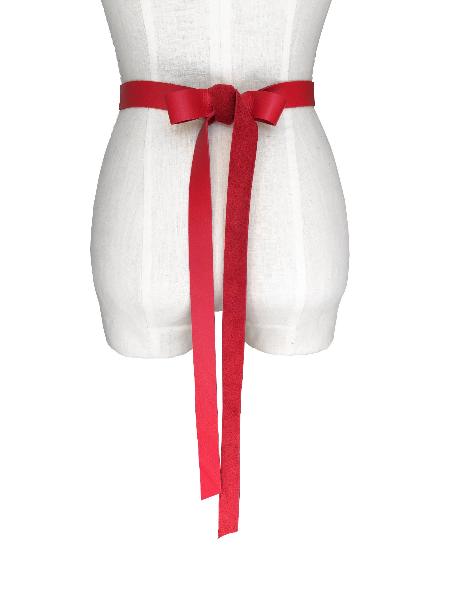 red belt for dress Women's Red Belts