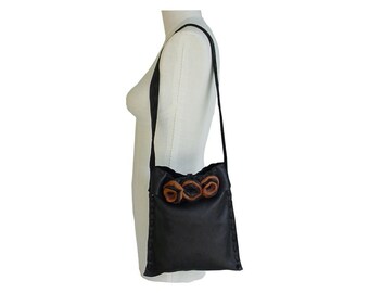 Artisan leather bag, Leather Flower bag, girls leather bag, Women Leather Bag, Hand stitched Leather, Floral bag, Girls bag, Deerskin purse