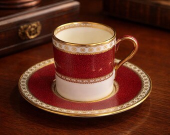 Vintage Wedgwood Ulander English Bone China Teacup Saucer