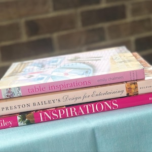 Blush Pink Coffee Table Book Set: Event Design & Floral Decor