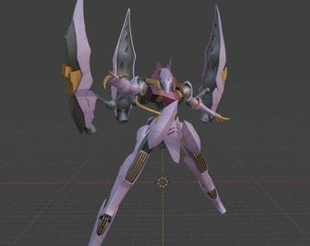 AMX-114 Demeter from Gundam GBO2 3D model
