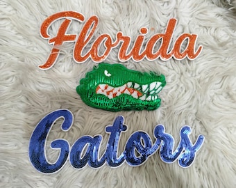 Personalized Sequin Patch — Custom Iron-On Patch for School, Uniforms, toddler T-shirts, Mascot & More