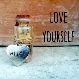 Witch Spell Jar - Love yourself