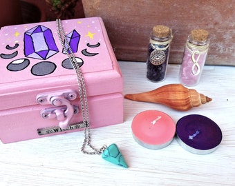 Pocket Travel Altar Kit, Crystals