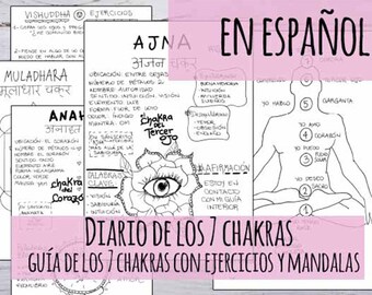 Spanish Chakra Journal: Printable Mandala Exercises (PDF)