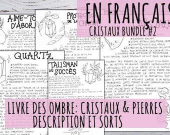 Crystals and Spells Book of Shadows: Printable Pages (PDF)