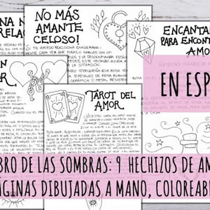 In Spanish: Book of Shadows - 9 simple Love Spells
