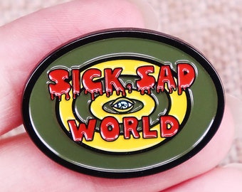 Sick Sad World! Vintage Jacket Pin 90s