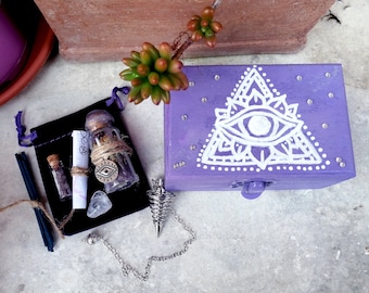 Witch Pocket Altar Kit - Divination tools - Free Shipping