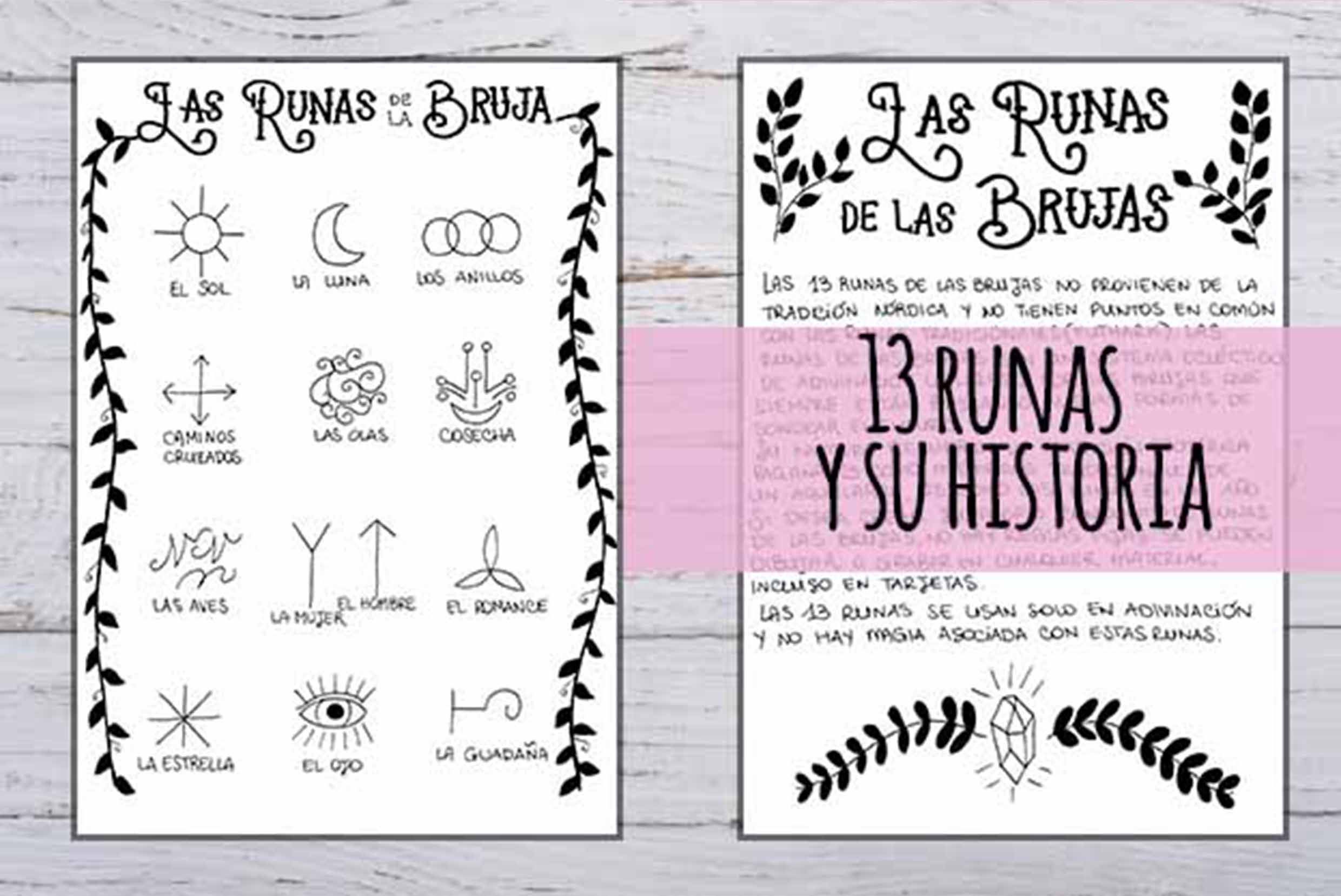 Spanish Book of Shadows: 13 Witches Runes, Meaning & History (printable ...