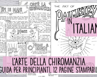 In Italiano: The Art of Palmistry - Pratical printable guide for beginners
