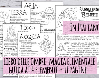 Italian Book of Shadows: Elemental Magick Guide (PDF)