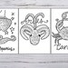 Mandala Zodiac Coloring Pages Printable in 3 Sizes - Etsy