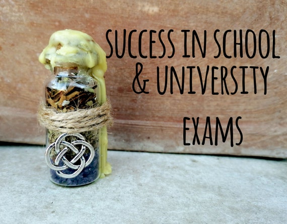 Witch Spell Jar - Success in school - University Exams