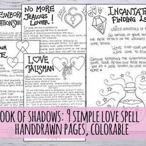 Book of Shadows: 9 simple Love Spells