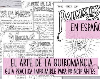 In Spanish: The Art of Palmistry - Pratical printable guide for beginners