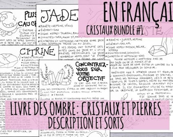 Crystals and Stones Book of Shadows: Printable Grimoire Pages (PDF)