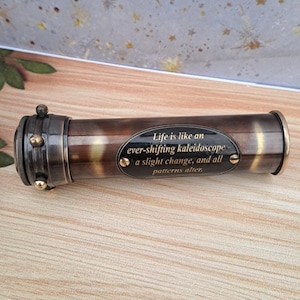 Brass Kaleidoscope Vintage Look Antique Maritime Collectible Children Gift