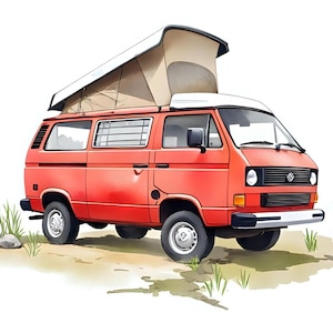 VW T3 pictures to print or color
