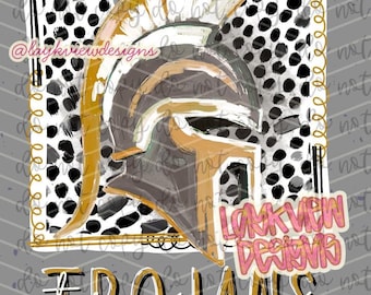 Trojans PNG | Spirit Designs | Trendy | Gold