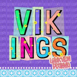 Vikings PNG | Spirit Designs | Trendy