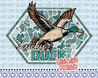 Pato de la suerte PNG / Diseños de camuflaje