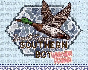Small Town Southern Boy | Duck PNG