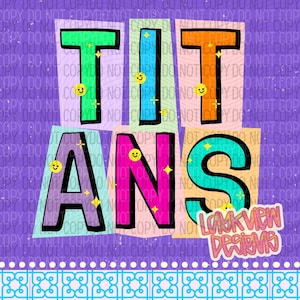 Titans PNG | Spirit Designs | Trendy