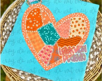 Heart PNG | Summer PNG |  Hand Drawn Designs