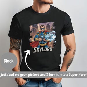 Camiseta personalizada de superhéroe retro estilo cómic, camiseta gamer, camiseta gráfica, camiseta de superhéroe, camiseta de cómic, regalo para amantes de los videojuegos.