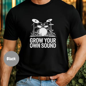 Drum Kit Music Shirt, Rock School Band Sweatshirt, Musical Student Hoodie, Music Fan T-Shirt, Musician Hoodie, Vintage Rock Festival Top