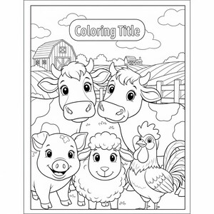 10 Farm Drawings for Kids