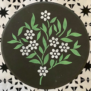 Blossom Motif Stencil for Furniture, Fabric and Walls