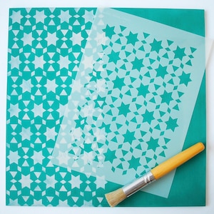 Souk Stencil for furniture, fabric and home decor diy.
