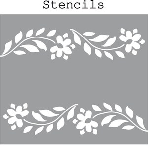 Pondicherry Furniture Stencil for Wall,Furniture,Fabric and Floors. Moroccan Stencil. image 4