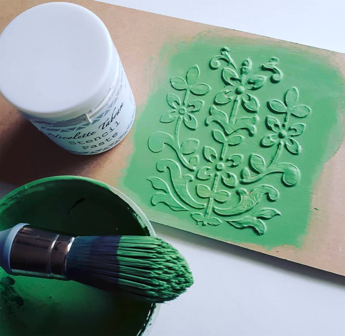 Stencil Paste for Furniture and Walls. Raised/ 3D Stencil Etsy UK