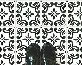 Fes Tile Stencil for Floors, Tiles and Walls -Furniture and Fabric Stencil - Moroccan Stencil - DIY Floor Project.XS,S,M,L,XL