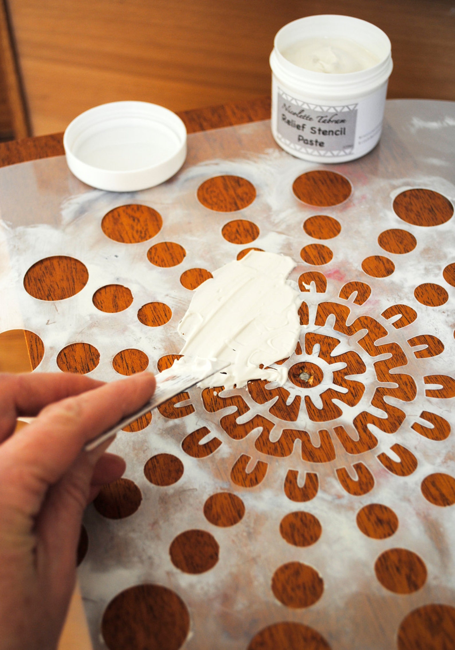 Relief Stencil Paste 250ml Etsy UK