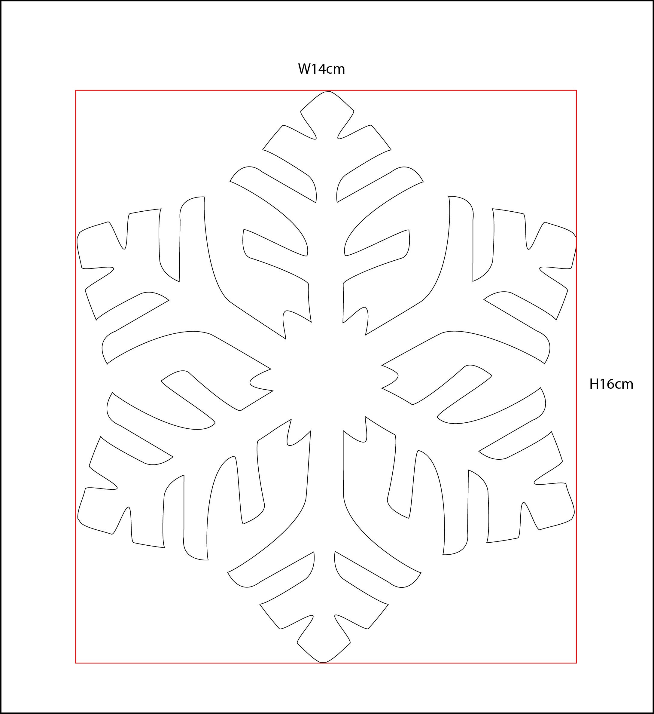 Plastic Reusable Window Christmas Stencil for Artificial Snow // SNOWFLAKES  BORDER #2