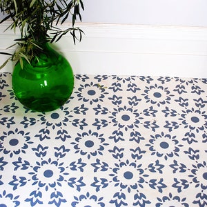 Esmeralda Stencil for Floors - Wall, Furniture and Fabric Stencil - Moroccan Stencil - DIY Floor Project.