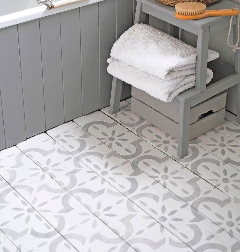 Large Medina Floor Stencil Image 0