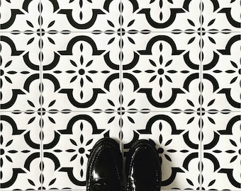 Medina Tile Stencil for Floors, Tiles and Walls -Furniture and Fabric Stencil - Moroccan Stencil - DIY Floor Project.XS,S,M,L,XL