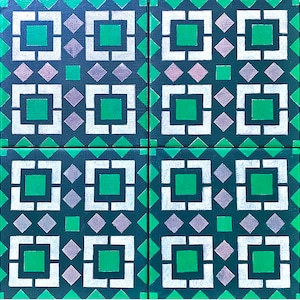 Kasbah-tegelsjabloon voor vloeren, tegels en muren - DIY-vloerproject