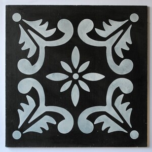 Fes Stencil for floors Reusable Stencils for Painting Walls and Tiles Easy Moroccan style home makeover DIY Home Décor Floor Project image 7