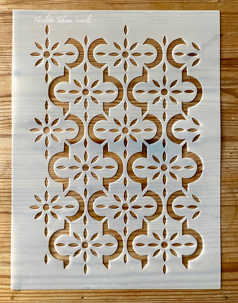 Medina Stencil for Furniture Moroccan Stencil DIY Projects Etsy UK