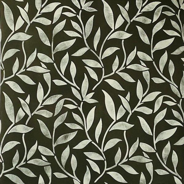 Olive Stencil for Walls, Furniture and Fabric Stencil - Arts and Crafts Stencil - DIY Wallpaper Project.