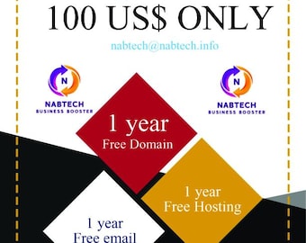 Affordable Website with domain and hosting