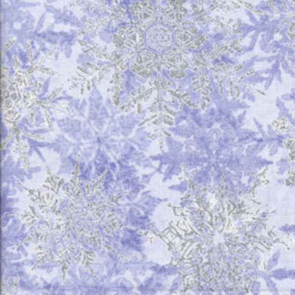 Benartex Frost by Kanvas 5686G 55 Blue Snowflake -Cotton Fabric